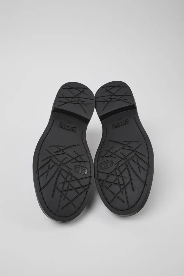 Formal Shoes Men Camper Twins Black Leather Shoes