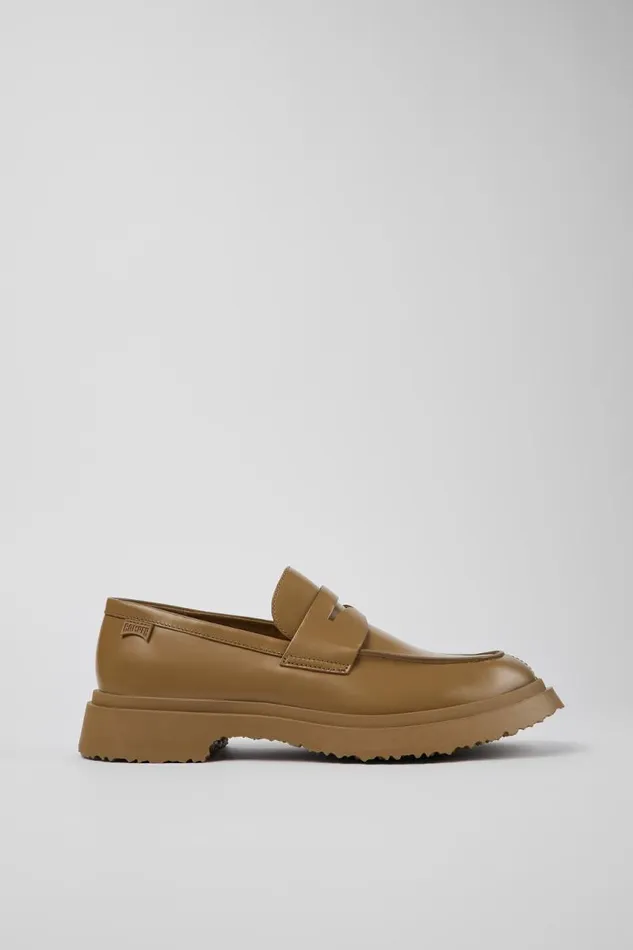 Formal Shoes Men Camper Walden Brown Leather Moccasin Formal Shoes Men Camper Walden Brown Leather Moccasin