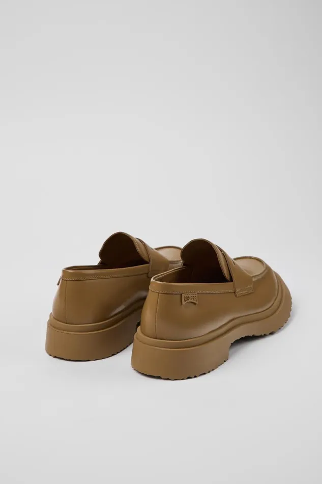 Formal Shoes Men Camper Walden Brown Leather Moccasin Formal Shoes Men Camper Walden Brown Leather Moccasin