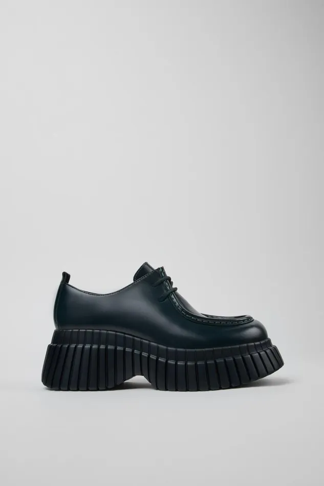 Formal Shoes Women Camper BCN Green Leather Shoes Formal Shoes Women Camper BCN Green Leather Shoes