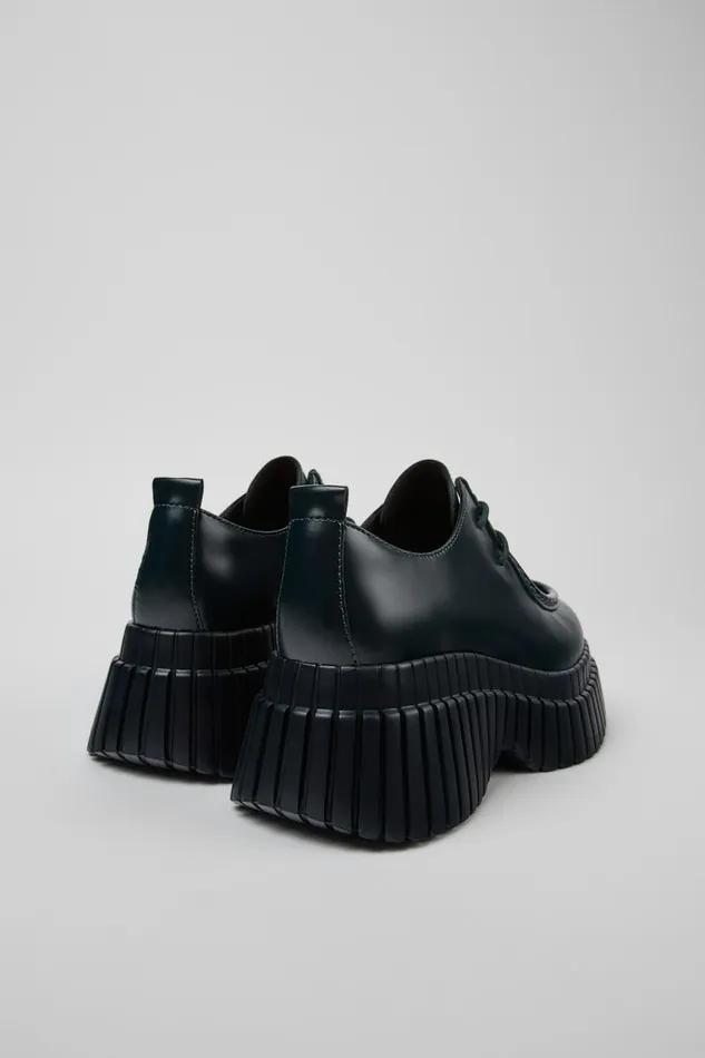Formal Shoes Women Camper BCN Green Leather Shoes Formal Shoes Women Camper BCN Green Leather Shoes