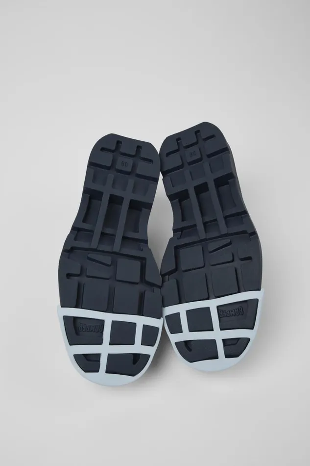 Formal Shoes Women Camper Junction Blue Nubuck Shoes Formal Shoes Women Camper Junction Blue Nubuck Shoes