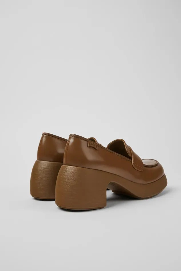 Formal Shoes Women Camper Thelma Brown Leather Shoes Formal Shoes Women Camper Thelma Brown Leather Shoes