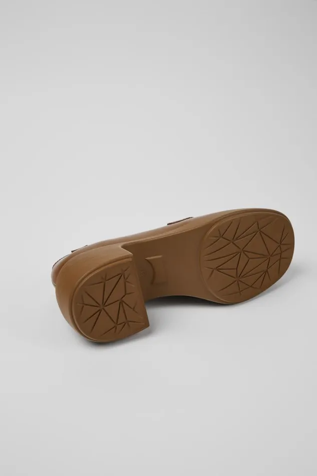 Formal Shoes Women Camper Thelma Brown Leather Shoes Formal Shoes Women Camper Thelma Brown Leather Shoes