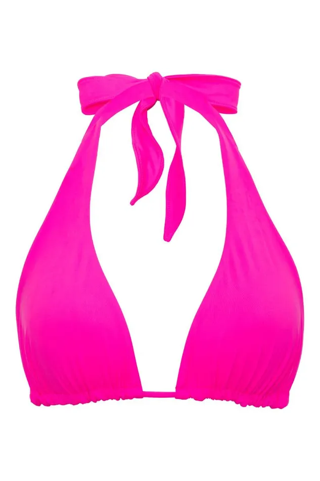 Frankies Bikinis Bikinis Women Diana Halter Bikini Top Watermelon