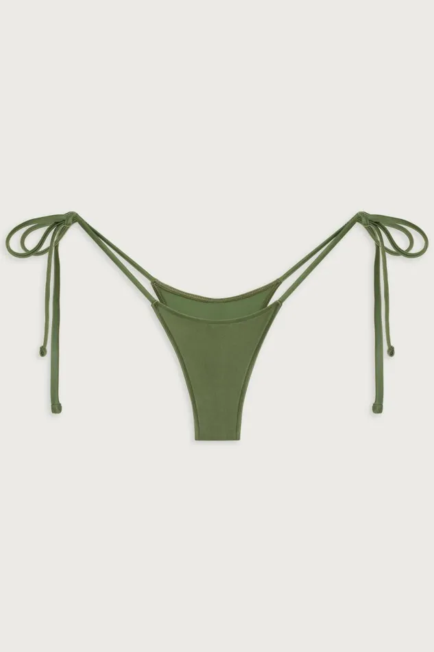Frankies Bikinis Bikinis Women Divine Shine Skimpy Bikini Bottom Sea Moss