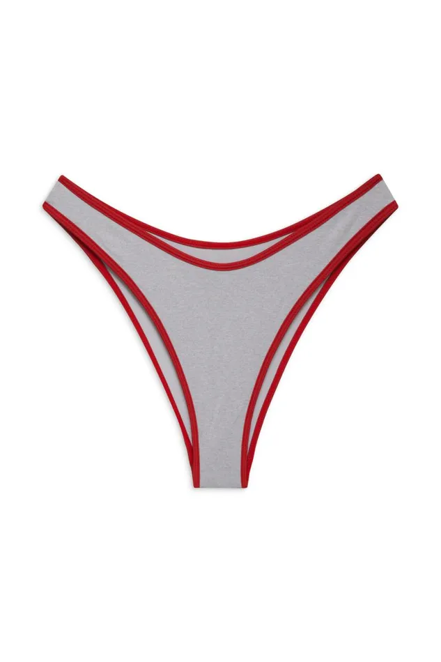 Frankies Bikinis Bikinis Women Dove Classic Bikini Bottom Cherry Mint