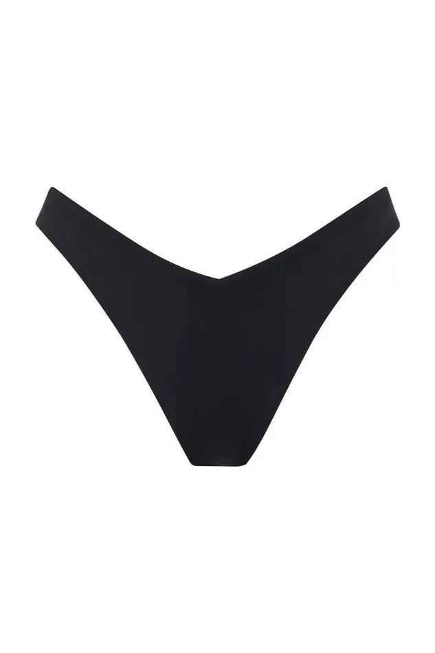 Frankies Bikinis Bikinis Women Enzo Cheeky Bikini Bottom Black