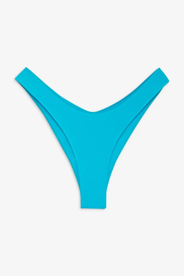 Frankies Bikinis Bikinis Women Katarina Cheeky Bikini Bottom Morning Blue