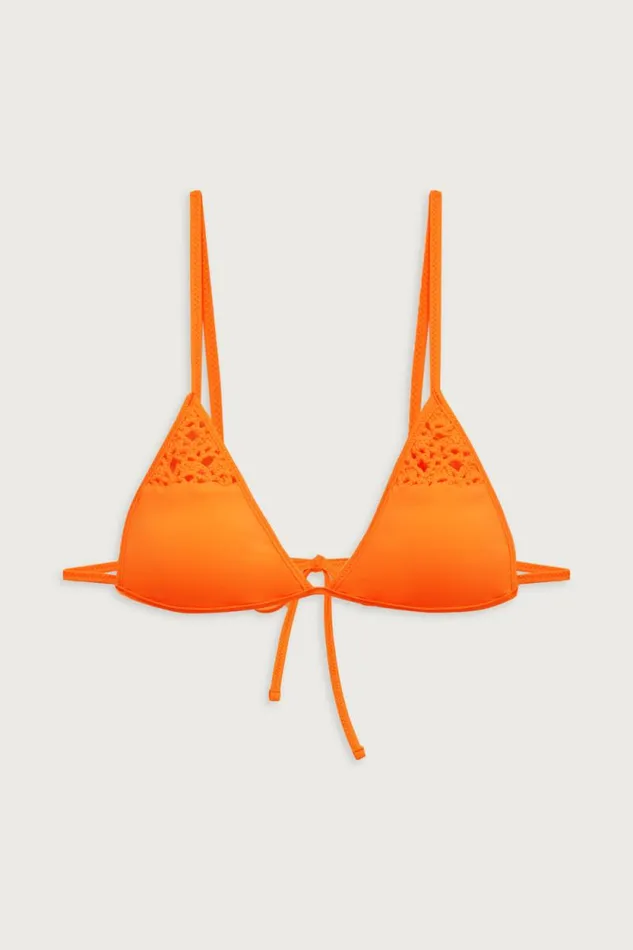 Frankies Bikinis Bikinis Women Tanner Triangle Bikini Top Sunset Sun