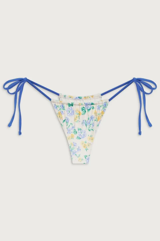 Frankies Bikinis Bikinis Women Tia Shine Skimpy Bikini Bottom Coastal Floral