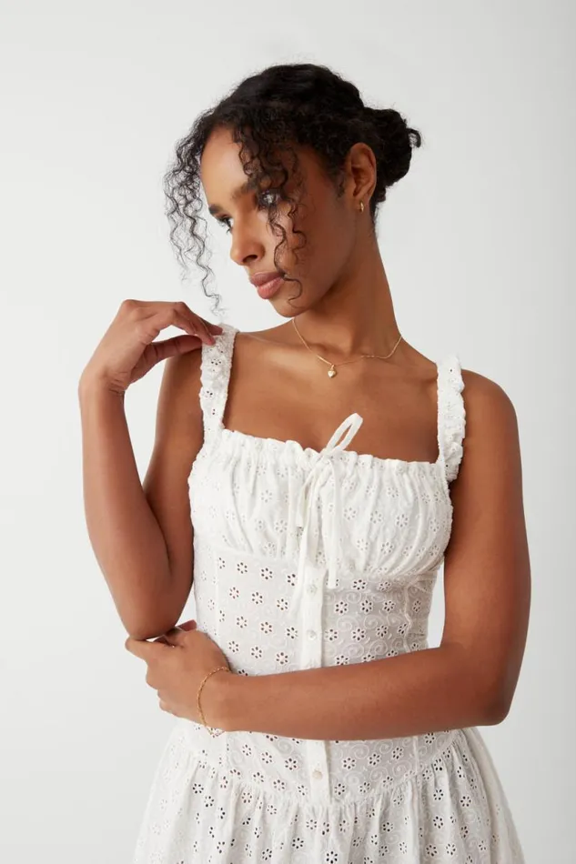 Frankies Bikinis Dresses Women Christabelle Eyelet Maxi Dress Angel039s Wing