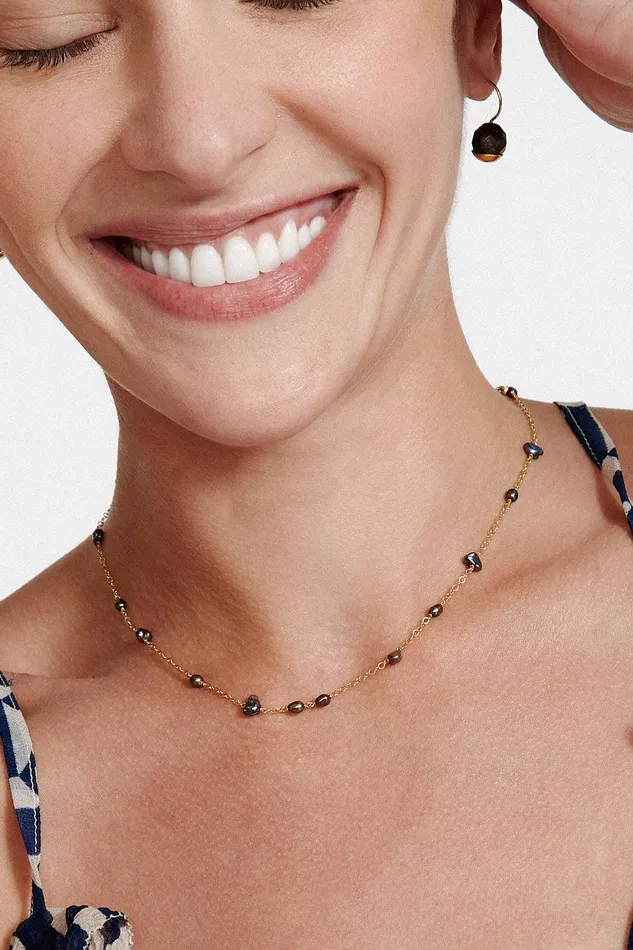 Freeform Pearl Necklace Peacock Women Chan Luu Necklaces