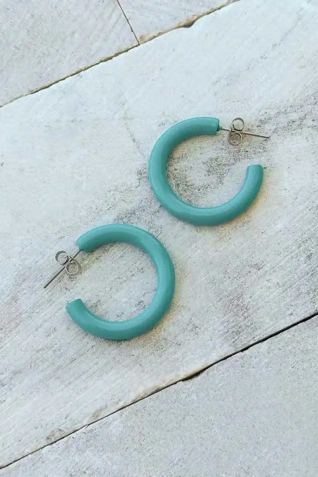 Gemma Earrings In Teal 8211 FINAL SALE Teal Women Bohme Jewelry