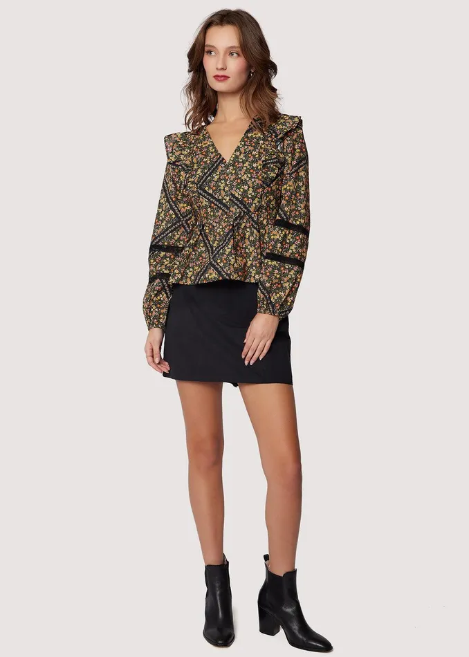 Giardino Mini Skirt Black Women Lost Wander Skirts