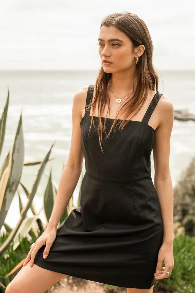 Ginny Mini Dress In Black Black Women Bohme Dresses