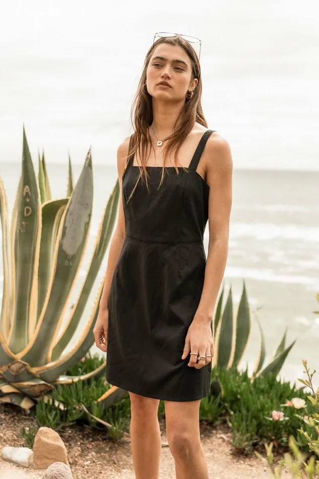 Ginny Mini Dress In Black Black Women Bohme Dresses