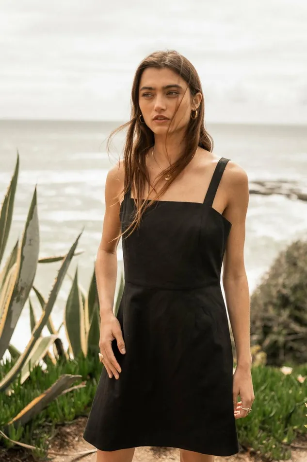 Ginny Mini Dress In Black Black Women Bohme Dresses