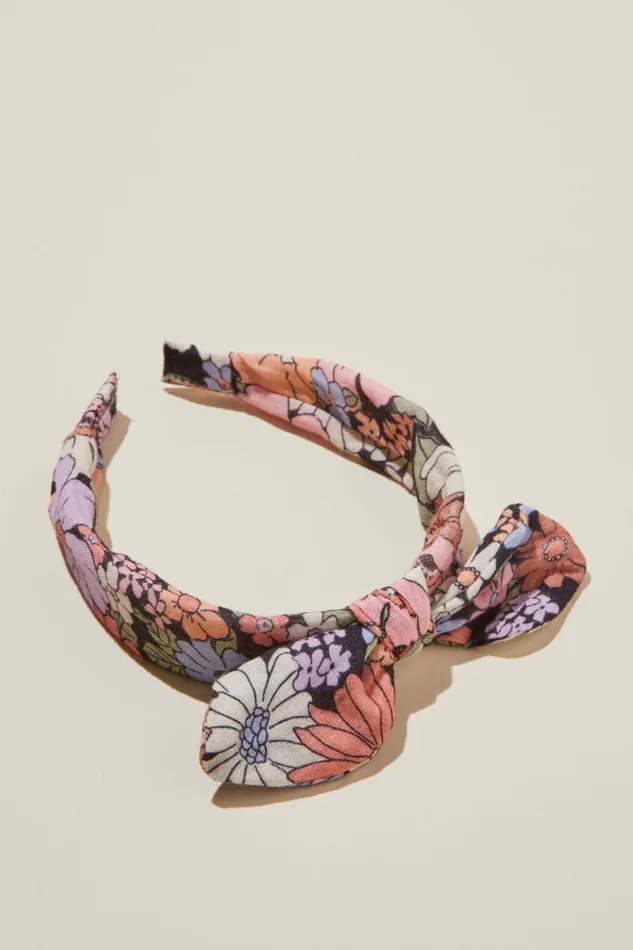 Girls 214 Hair Accessories Cotton On Bailee Bow Headband Quinn Floralphantom