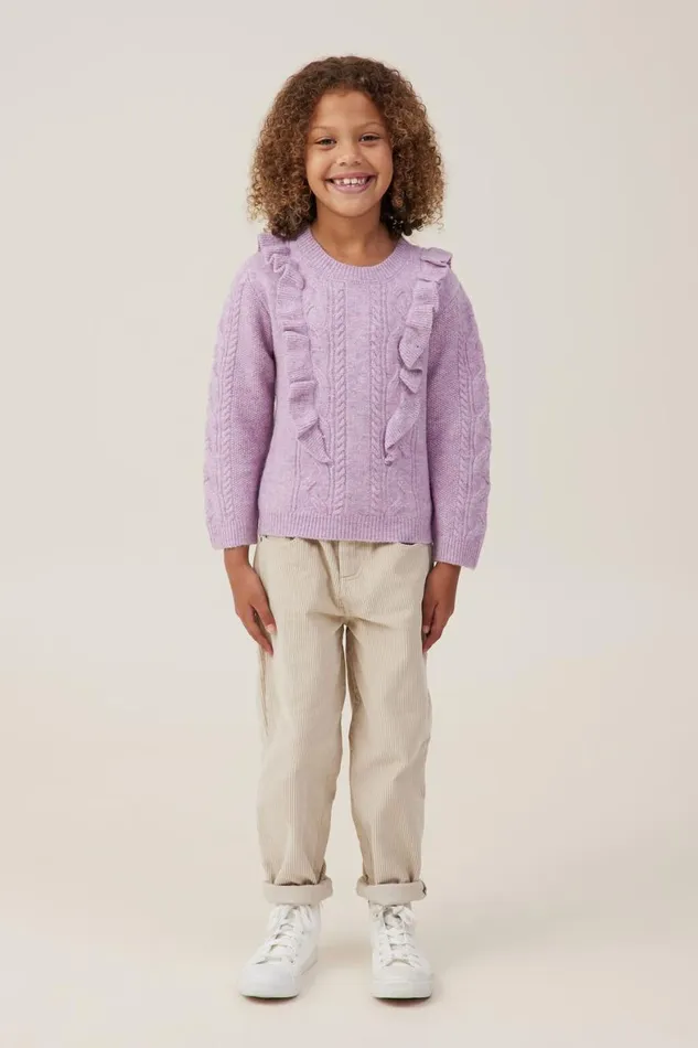 Girls 214 Jackets and Sweaters Cotton On Lisa Jumper Violet Marle