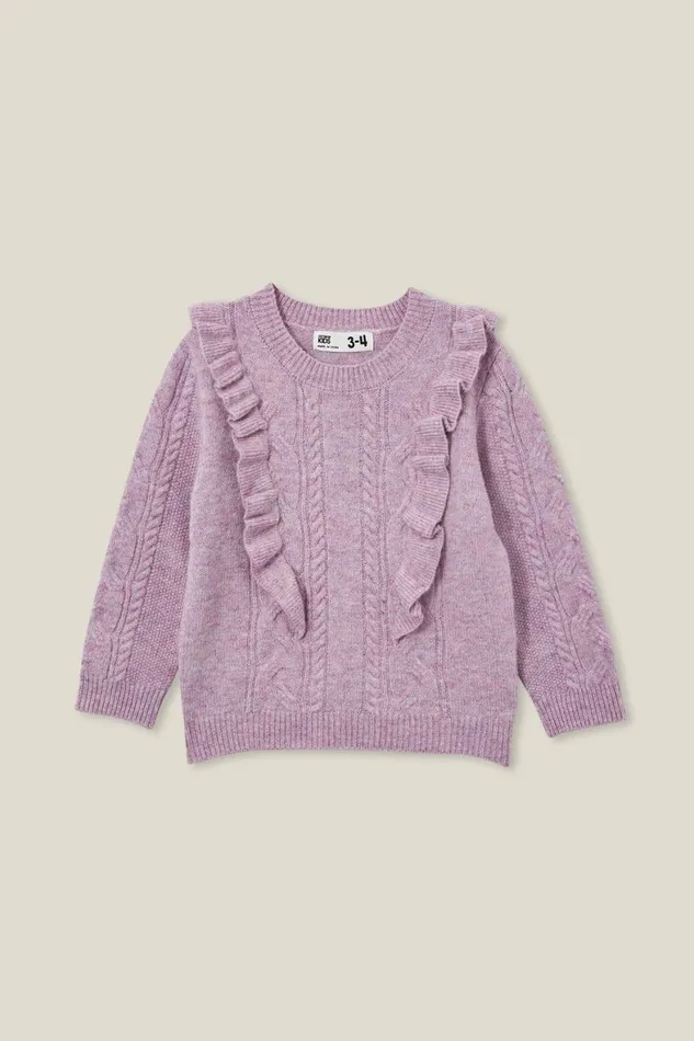 Girls 214 Jackets and Sweaters Cotton On Lisa Jumper Violet Marle