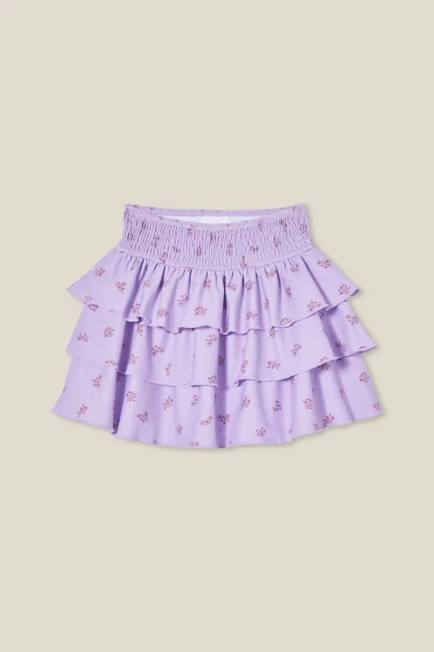 Girls 214 Swimwear Cotton On Summer Swim Skirt Lilac Dropbetsy Ditsy