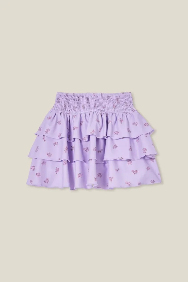Girls 214 Swimwear Cotton On Summer Swim Skirt Lilac Dropbetsy Ditsy