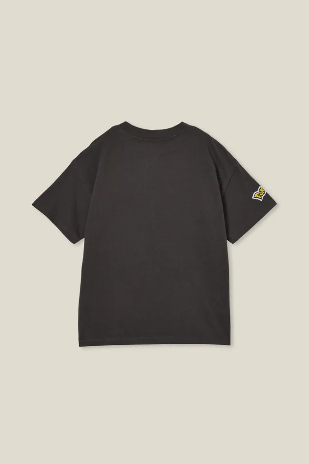 Girls 214 Tops and TShirts Cotton On License Drop Shoulder Short Sleeve Tee Lcn Pok Pokemon Rapidash Gangphantom Wash