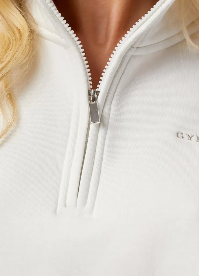 Gym King CoOrds Women 365 Raglan Sleeve Funnel 8211 Cream