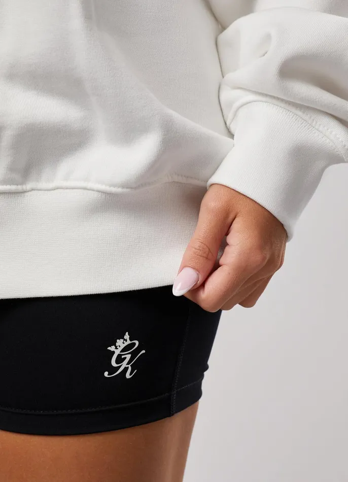 Gym King CoOrds Women GKW Relaxed Fit Crew 8211 Cream