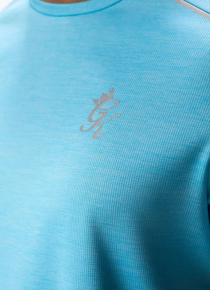 Gym King Gymwear Men Element Tee 8211 Aqua Sky Marl