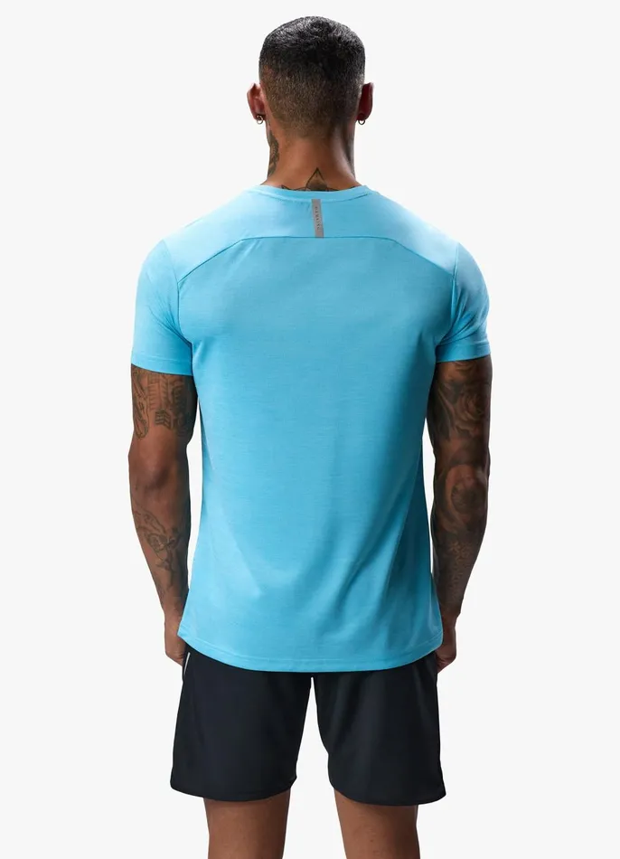 Gym King Gymwear Men Element Tee 8211 Aqua Sky Marl
