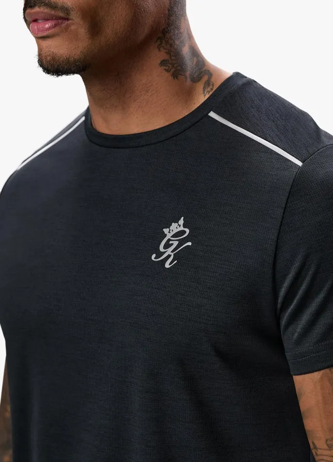 Gym King Gymwear Men Element Tee 8211 Black Marl