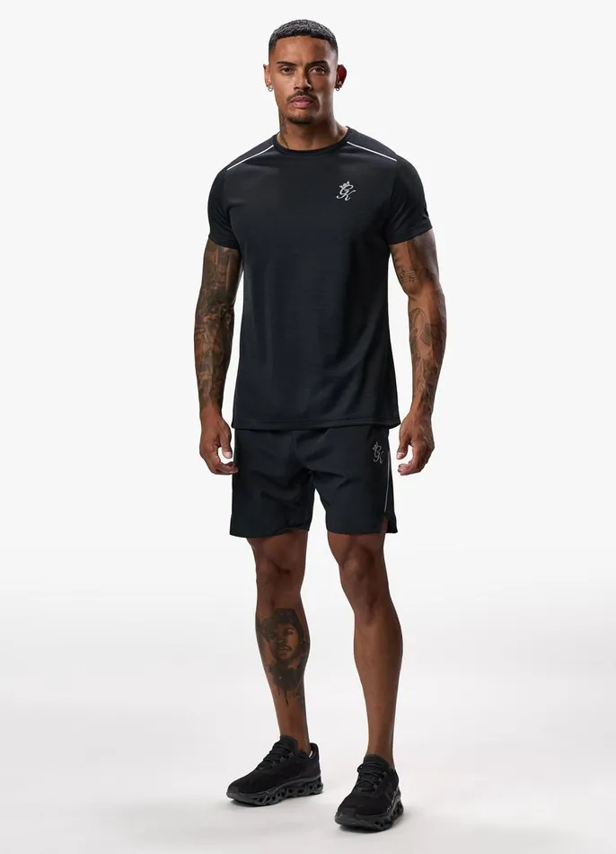 Gym King Gymwear Men Element Tee 8211 Black Marl