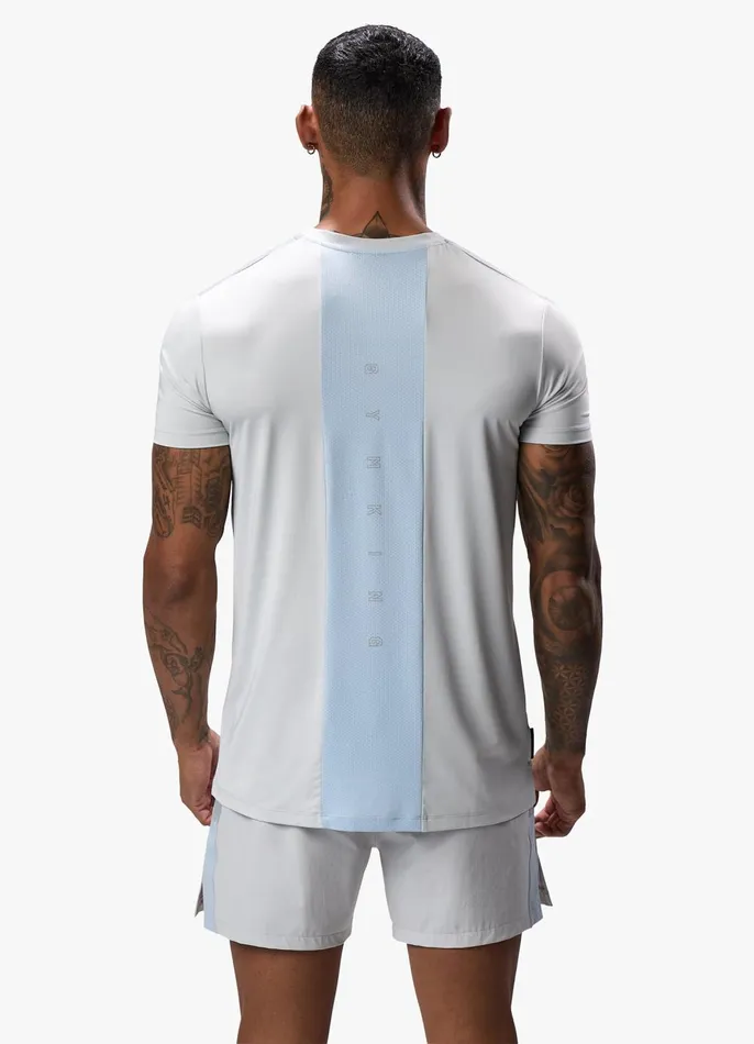 Gym King Gymwear Men React Tee 8211 Light Grey
