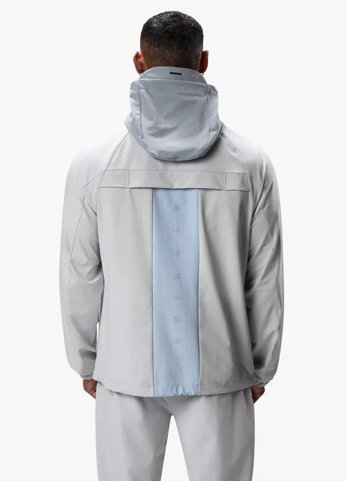 Gym King Gymwear Men React Woven Jacket 8211 Light Grey