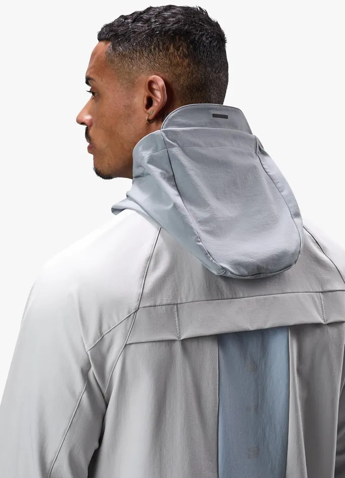 Gym King Gymwear Men React Woven Jacket 8211 Light Grey