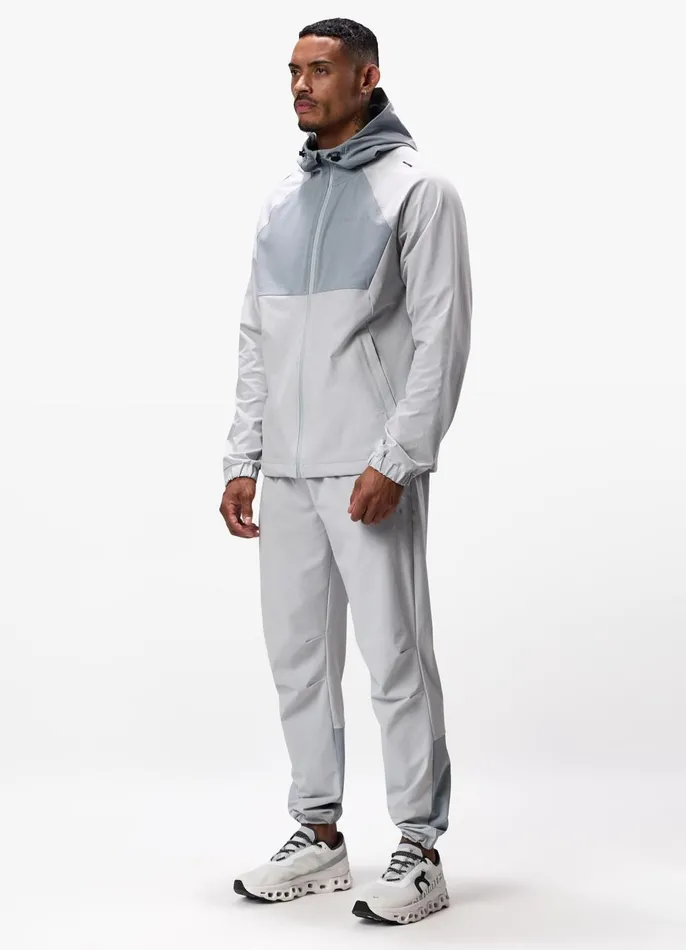 Gym King Gymwear Men React Woven Jacket 8211 Light Grey
