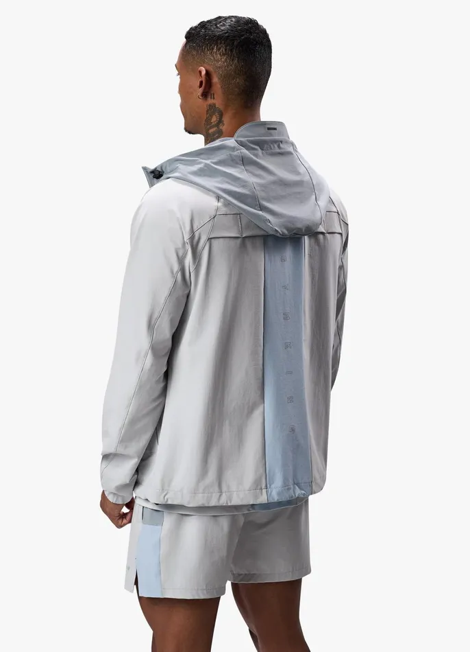 Gym King Gymwear Men React Woven Jacket 8211 Light Grey