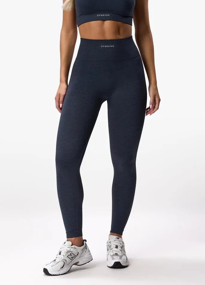 Gym King Gymwear Women Results 20 Seamless Legging 8211 Midnight Blue