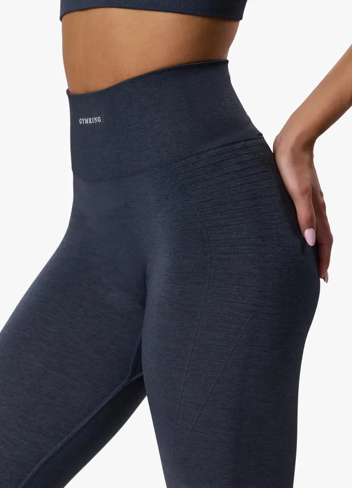 Gym King Gymwear Women Results 20 Seamless Legging 8211 Midnight Blue