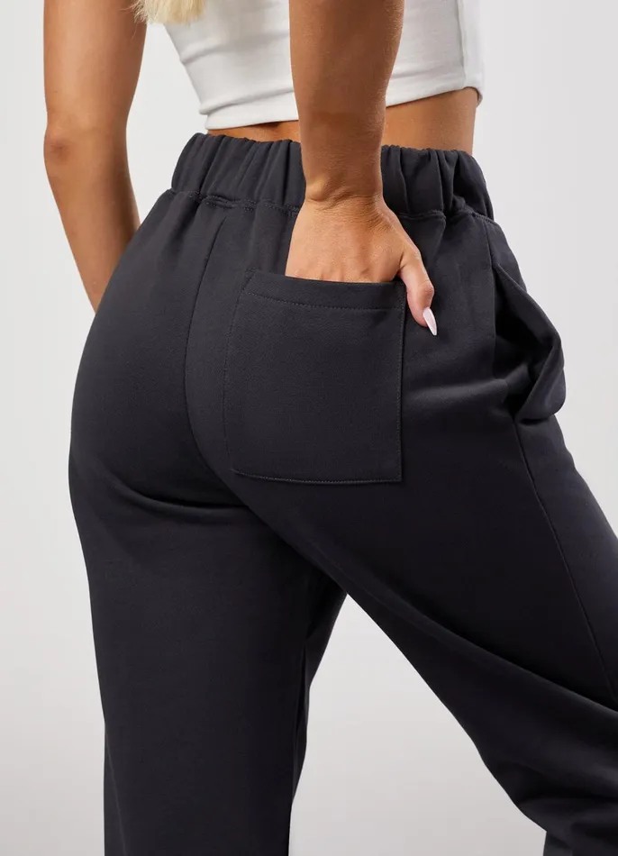 Gym King Joggers Women GKW Seam Detail Jogger 8211 Dark Pewter