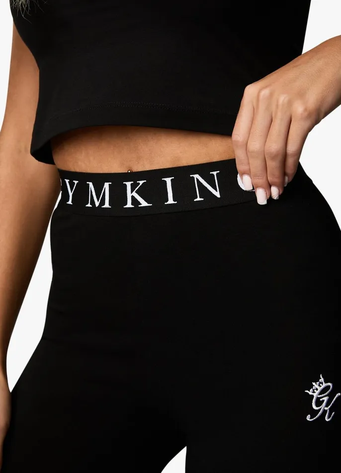 Gym King Leggings Women Linear Tape Legging 8211 Black