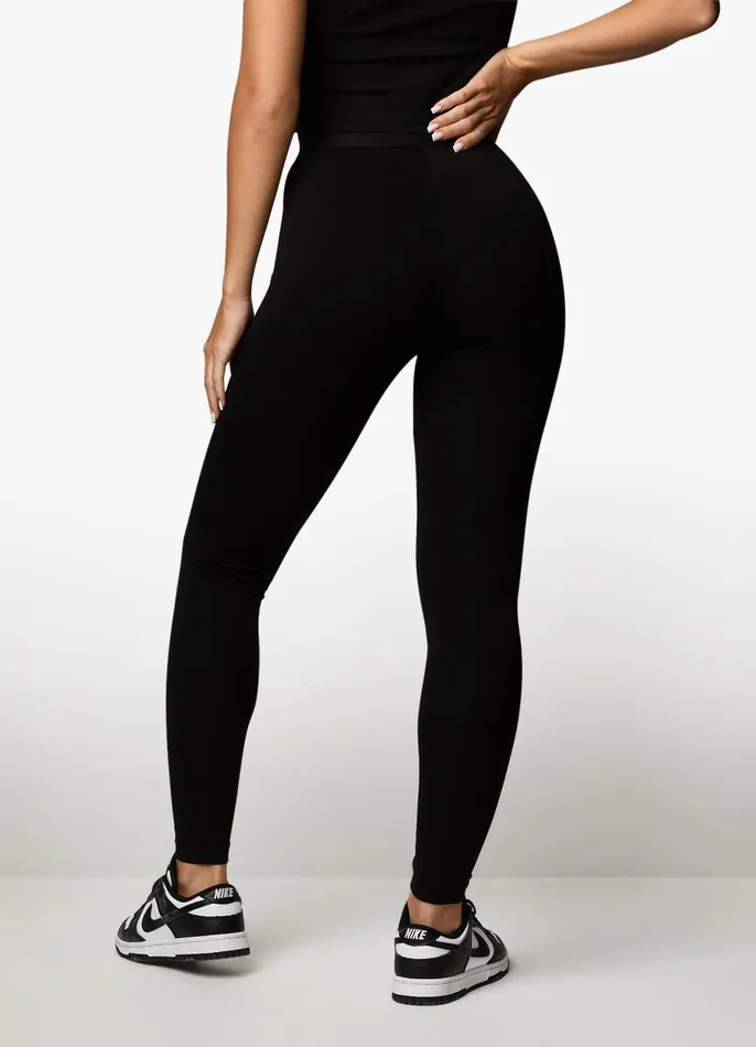 Gym King Leggings Women Linear Tape Legging 8211 Black