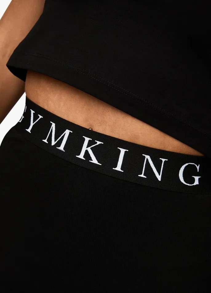 Gym King Leggings Women Linear Tape Legging 8211 Black