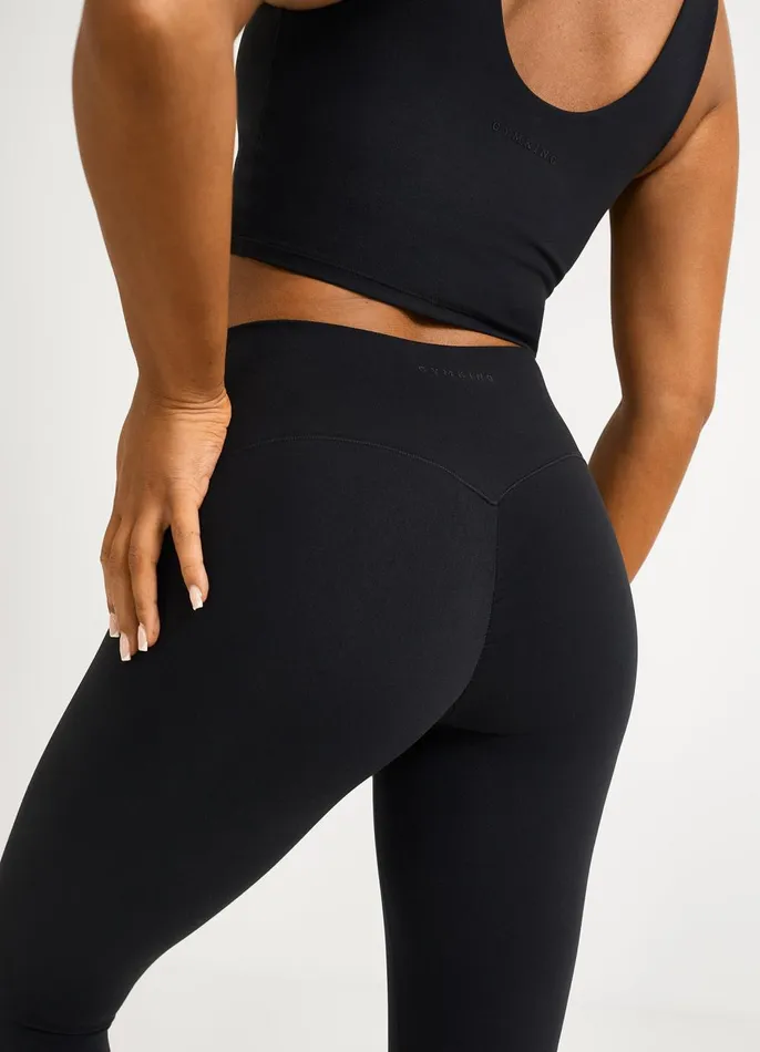 Gym King Leggings Women Peach Luxe Legging 8211 Black Luxe