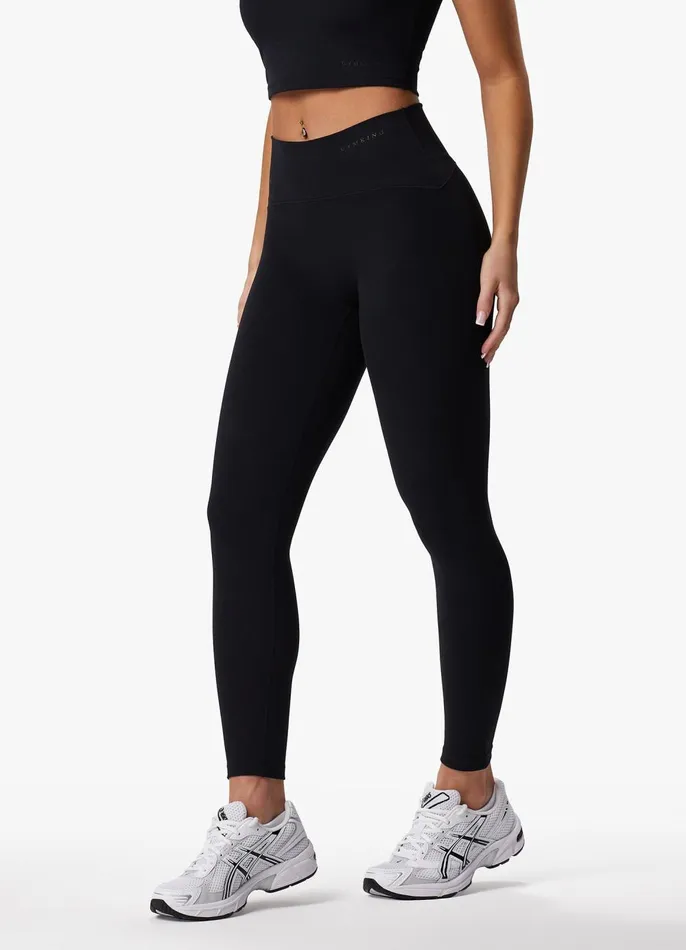 Gym King Leggings Women Peach Luxe Legging 8211 Black Luxe