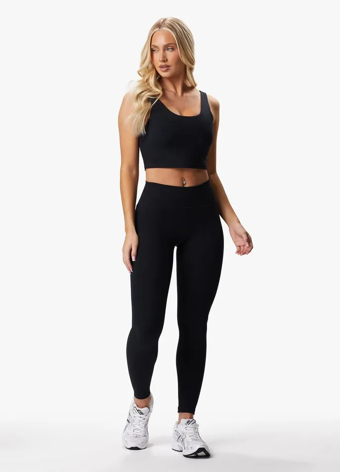 Gym King Leggings Women Peach Luxe Legging 8211 Black Luxe
