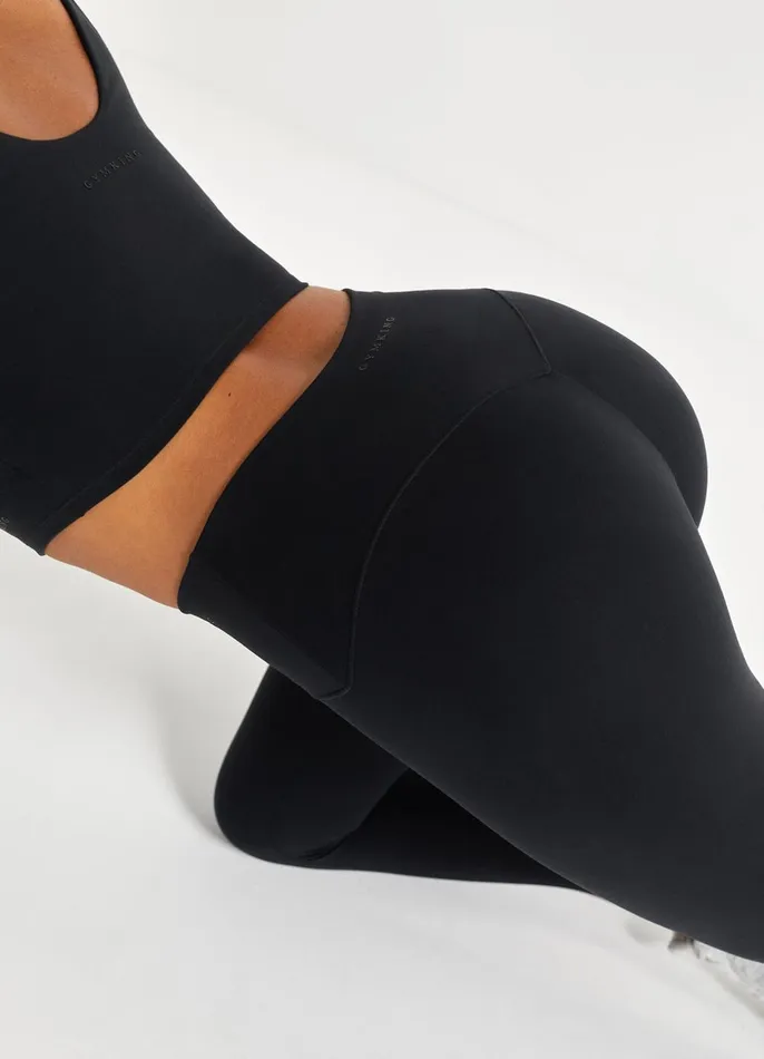 Gym King Leggings Women Peach Luxe Legging 8211 Black Luxe
