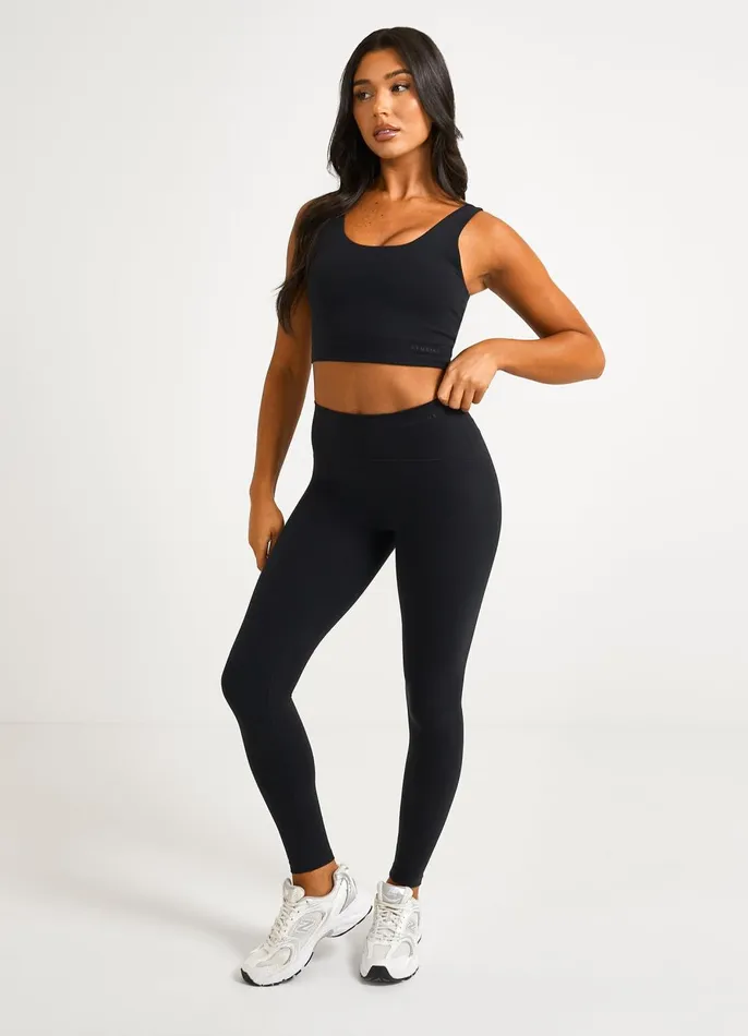 Gym King Leggings Women Peach Luxe Legging 8211 Black Luxe